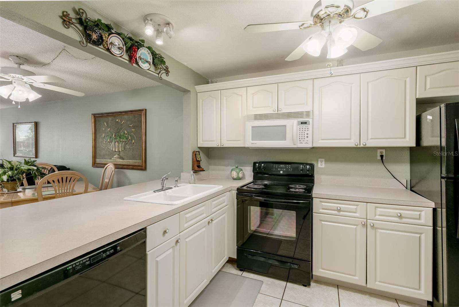 Kitchen overlooking Dining Area