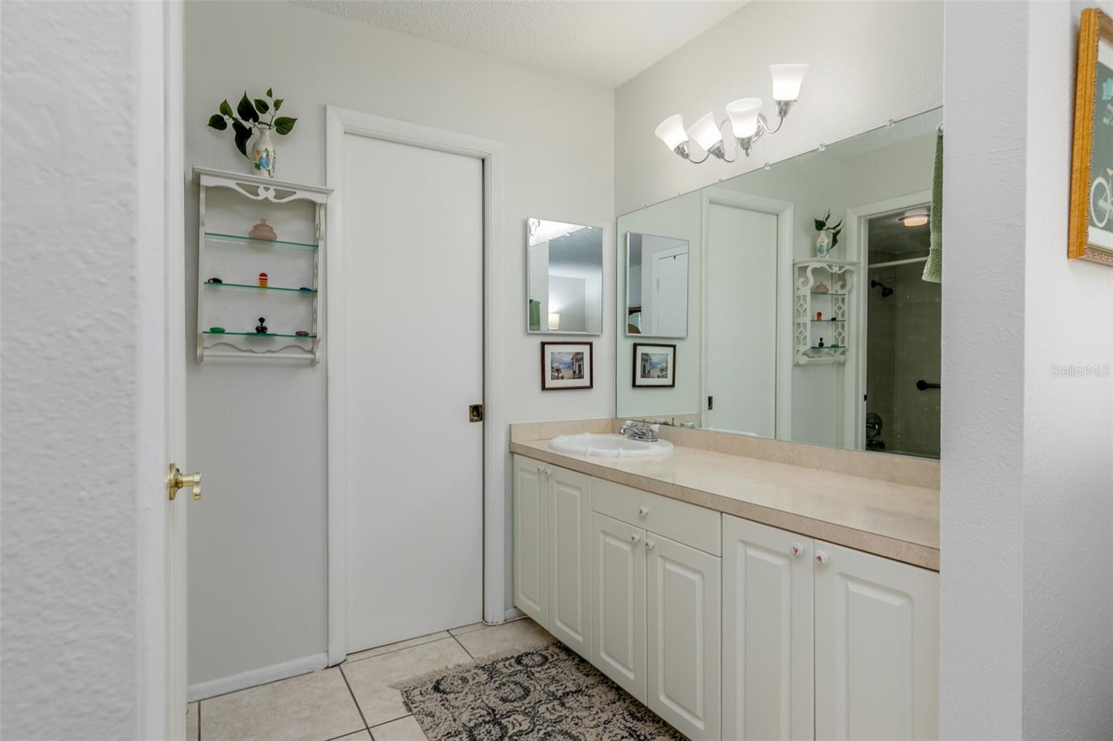 En-suite Bathroom with large Counter