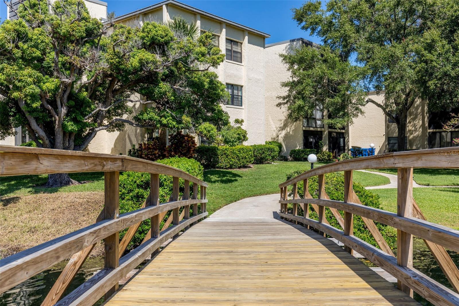 Bridge connecting the Buildings
