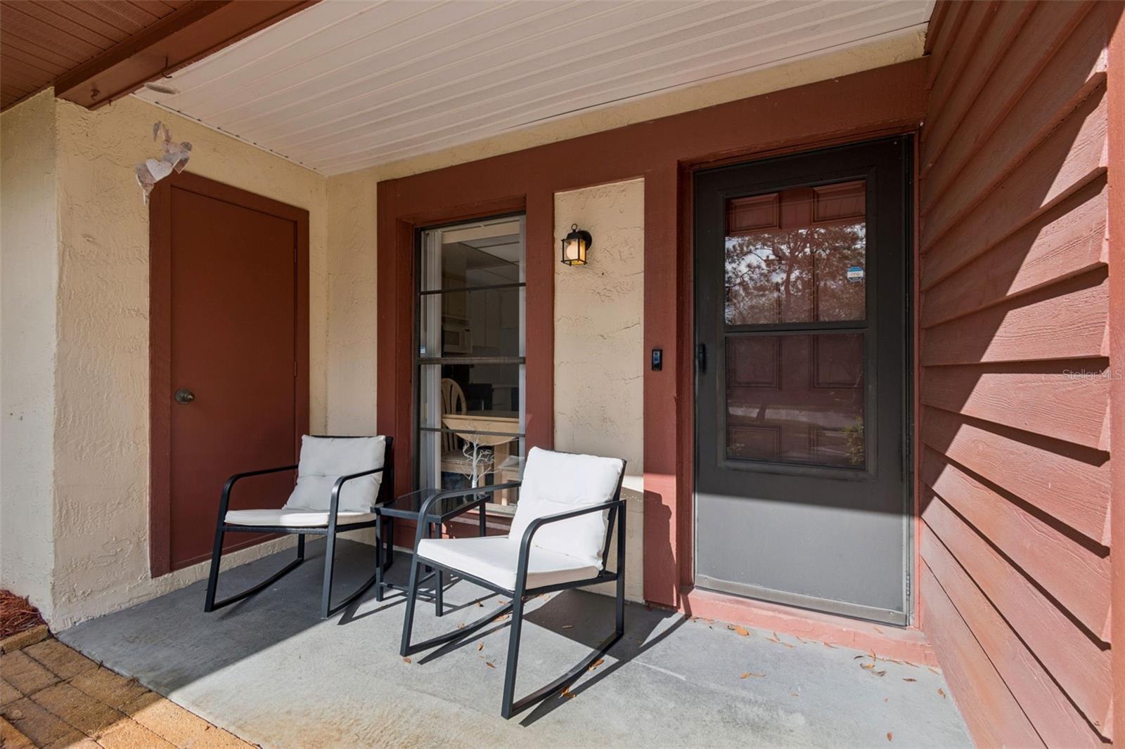 Split Glass/Screen front entry