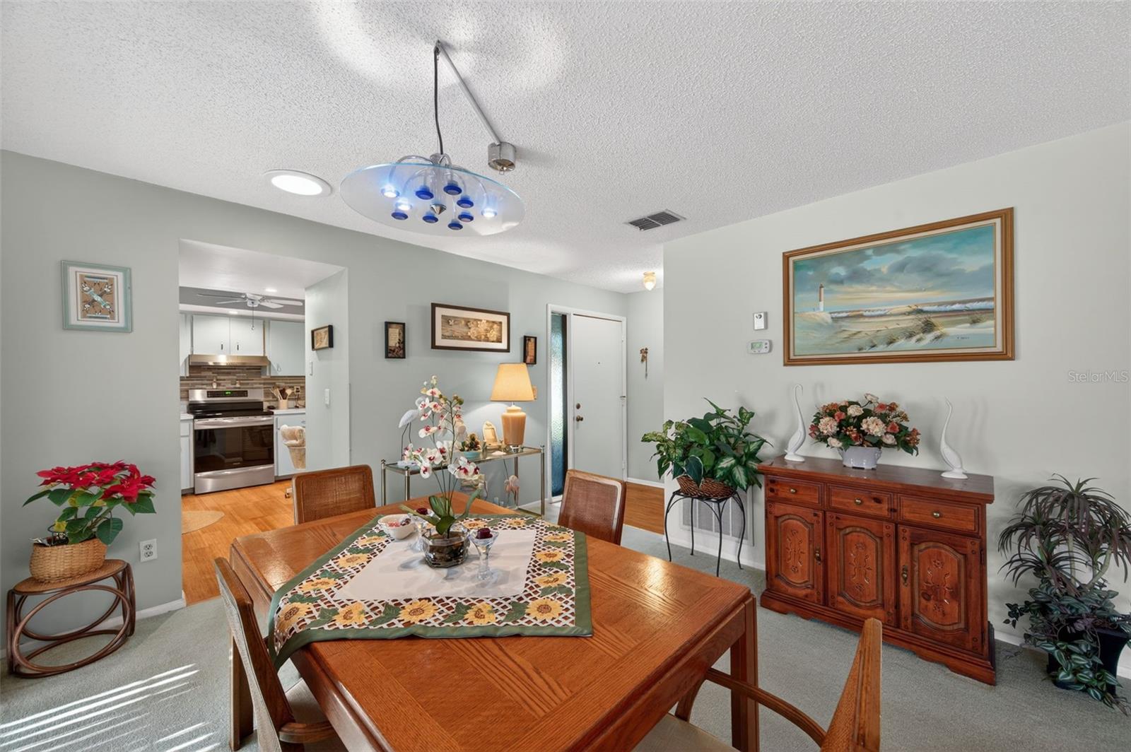 Front entrance leads to the dining room