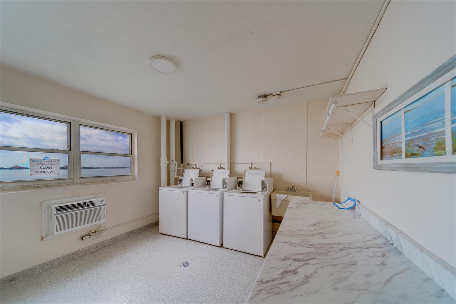 Community Laundry on every floor