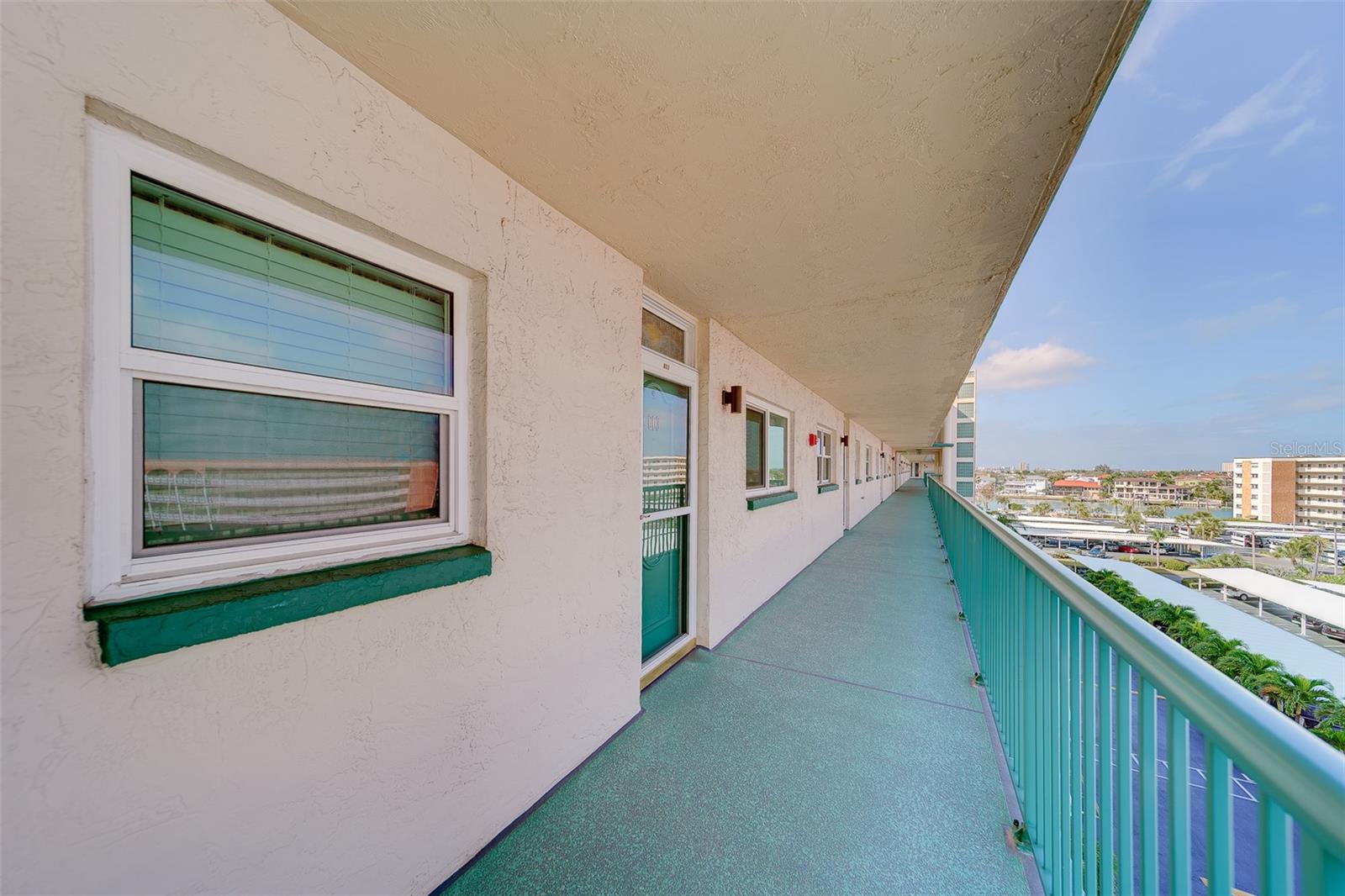 Walkway by front door