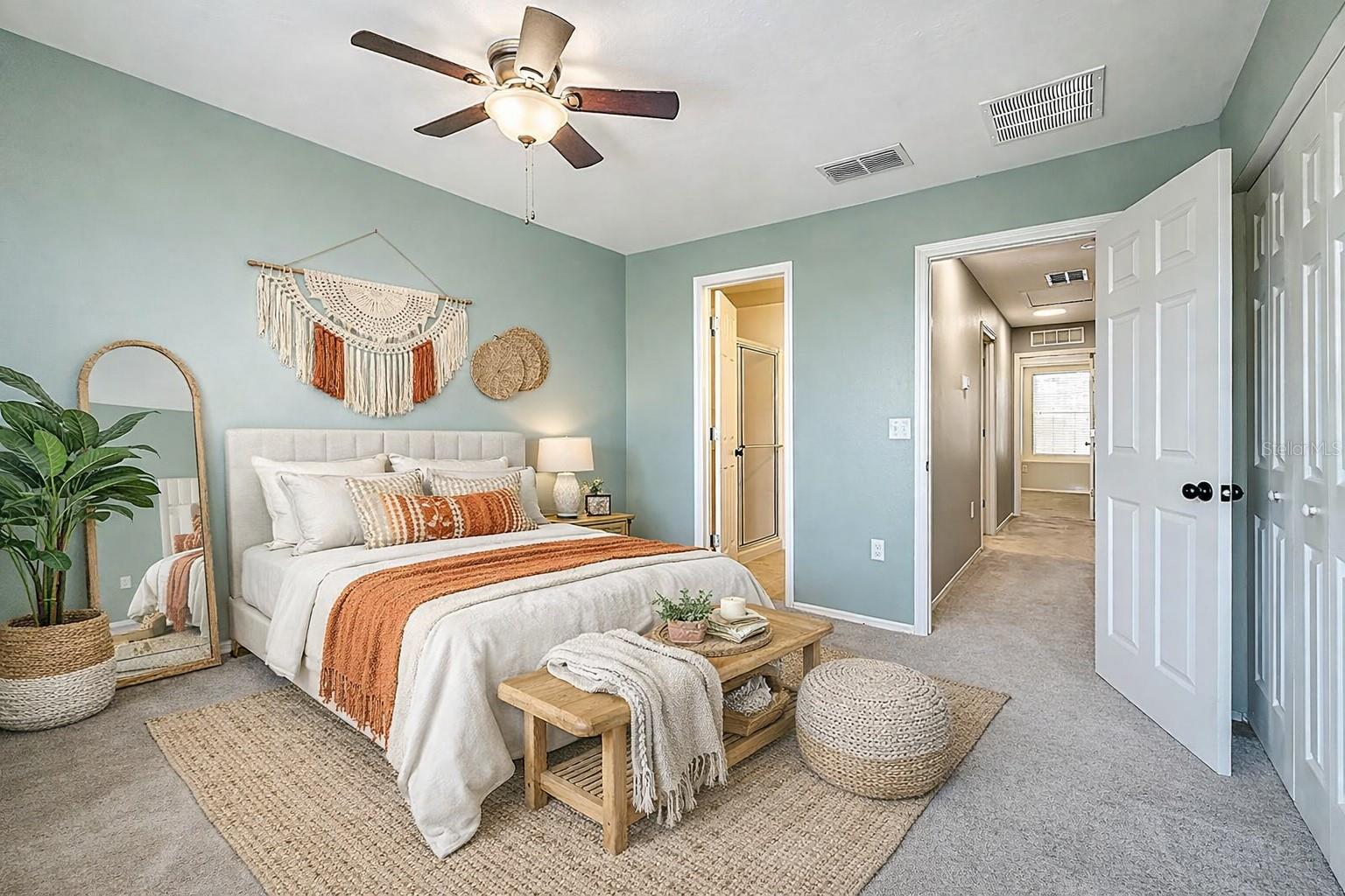 Primary Ensuite with large dual closets