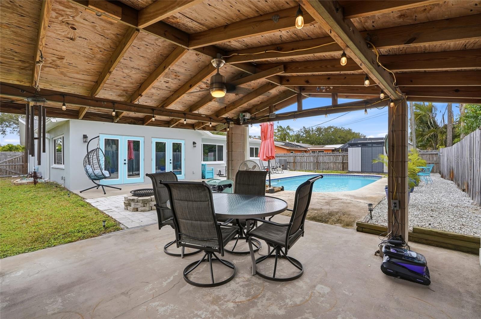 Covered Gazebo- Great for entertaining!