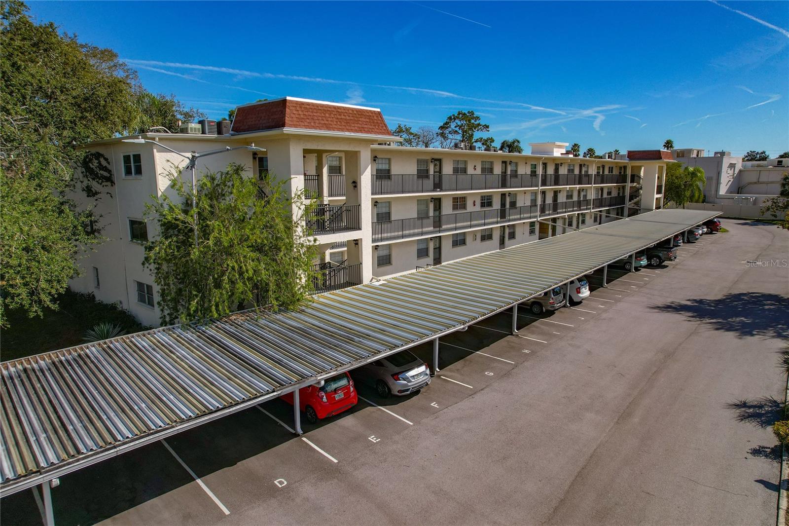 Aerial View of Building