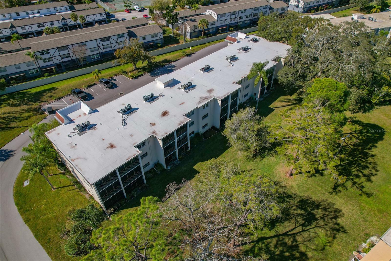Aerial View of Building