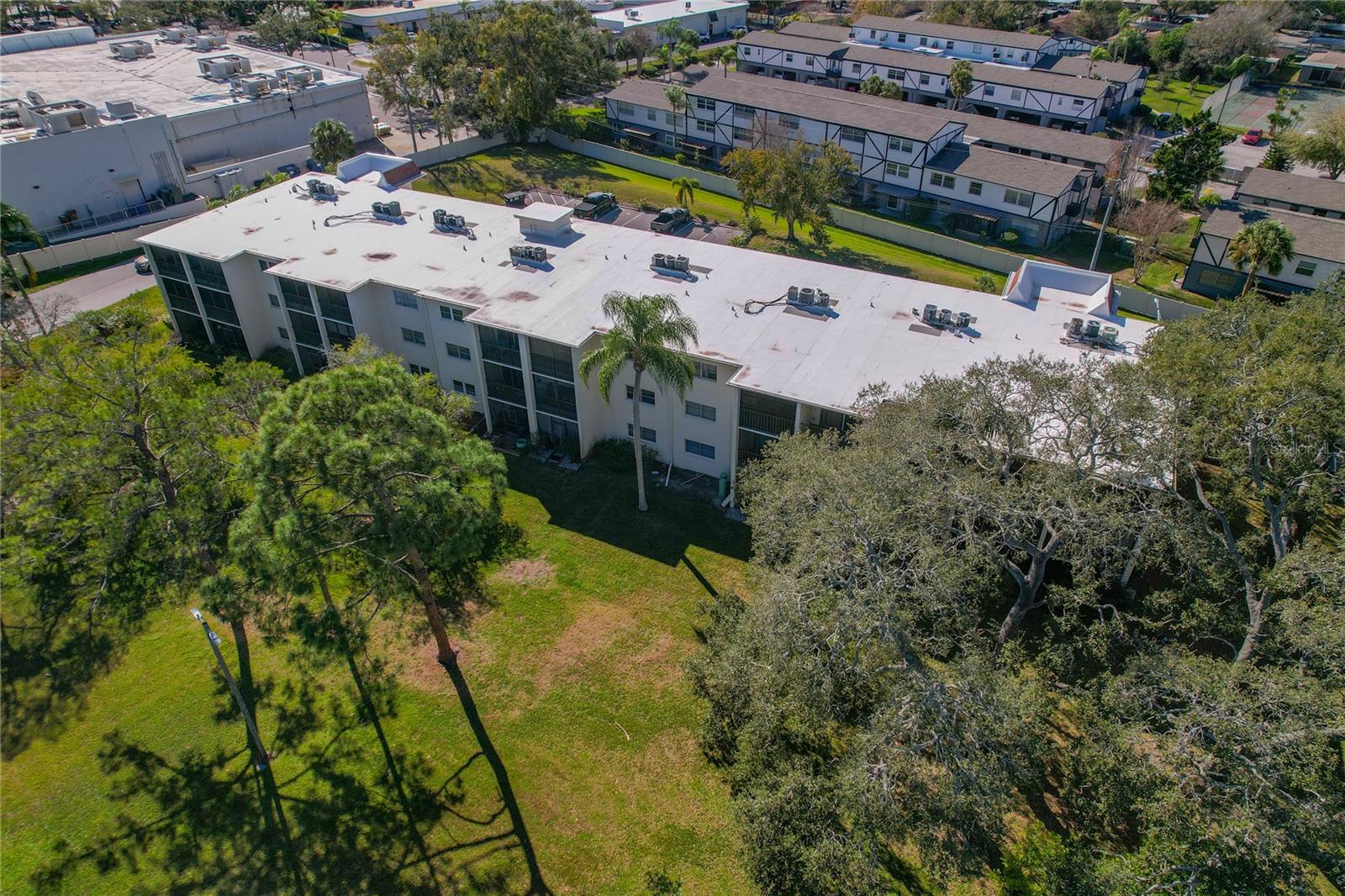 Aerial View of Building