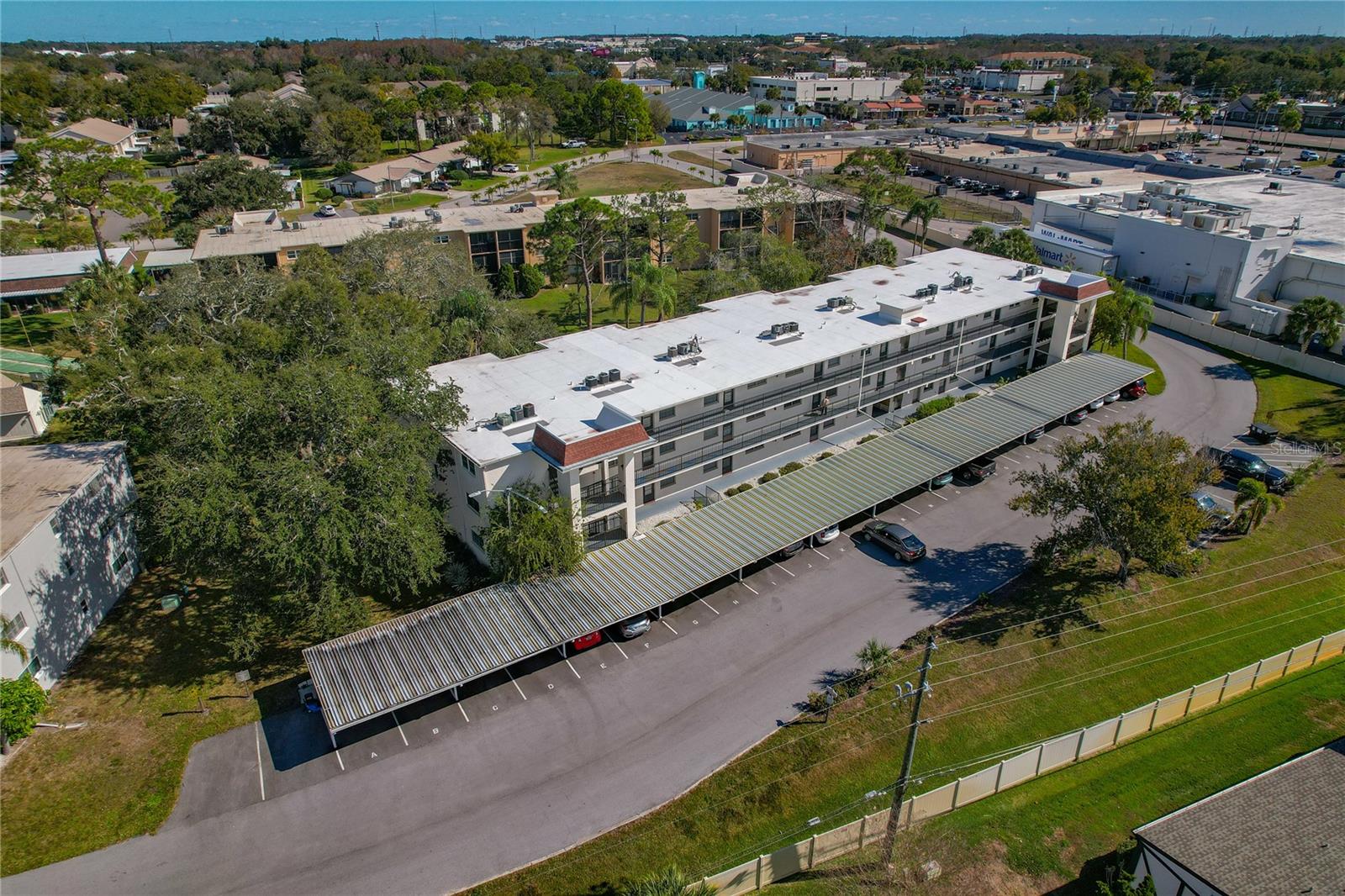 Aerial View of Building