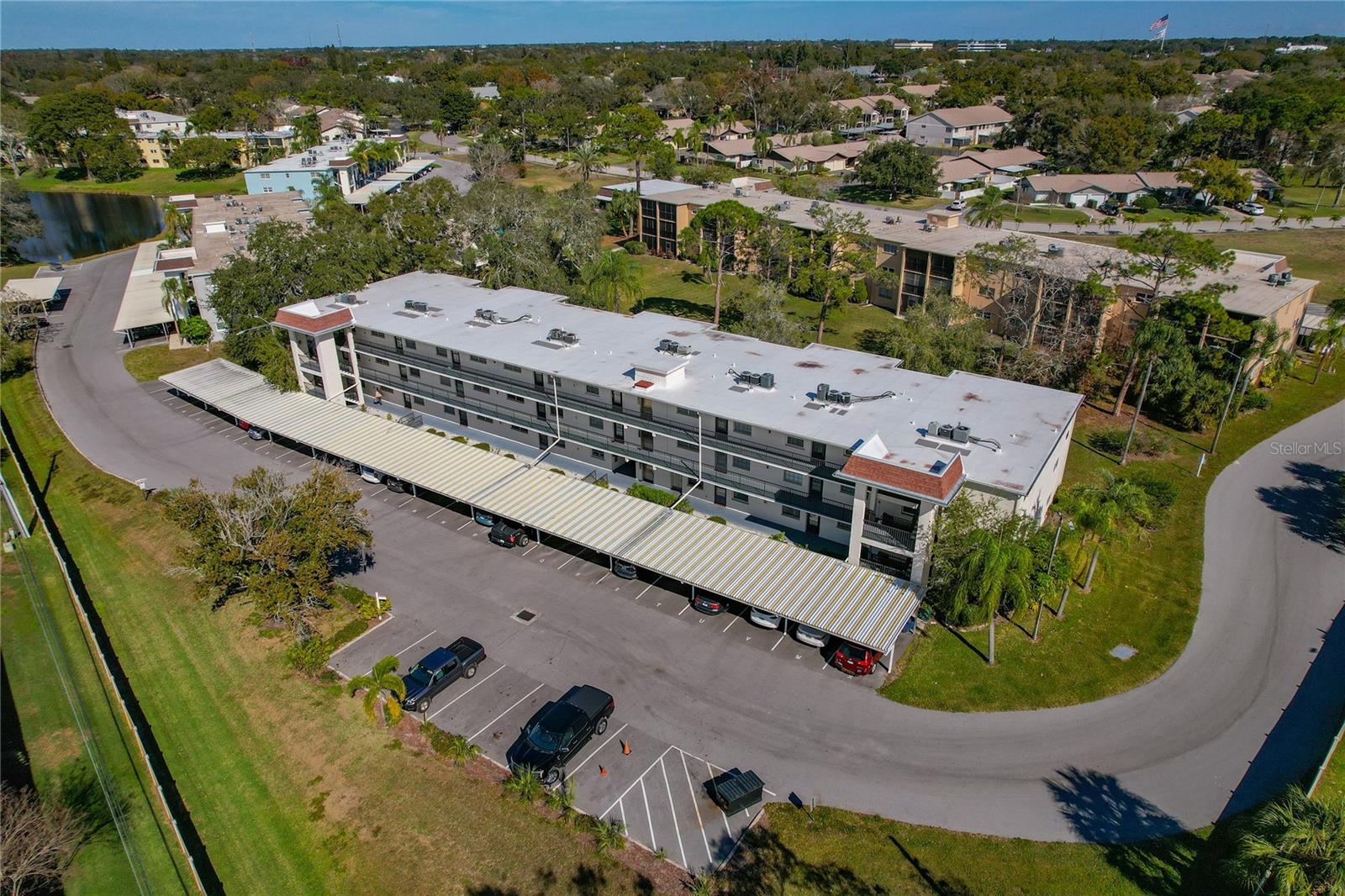 Aerial View of Building