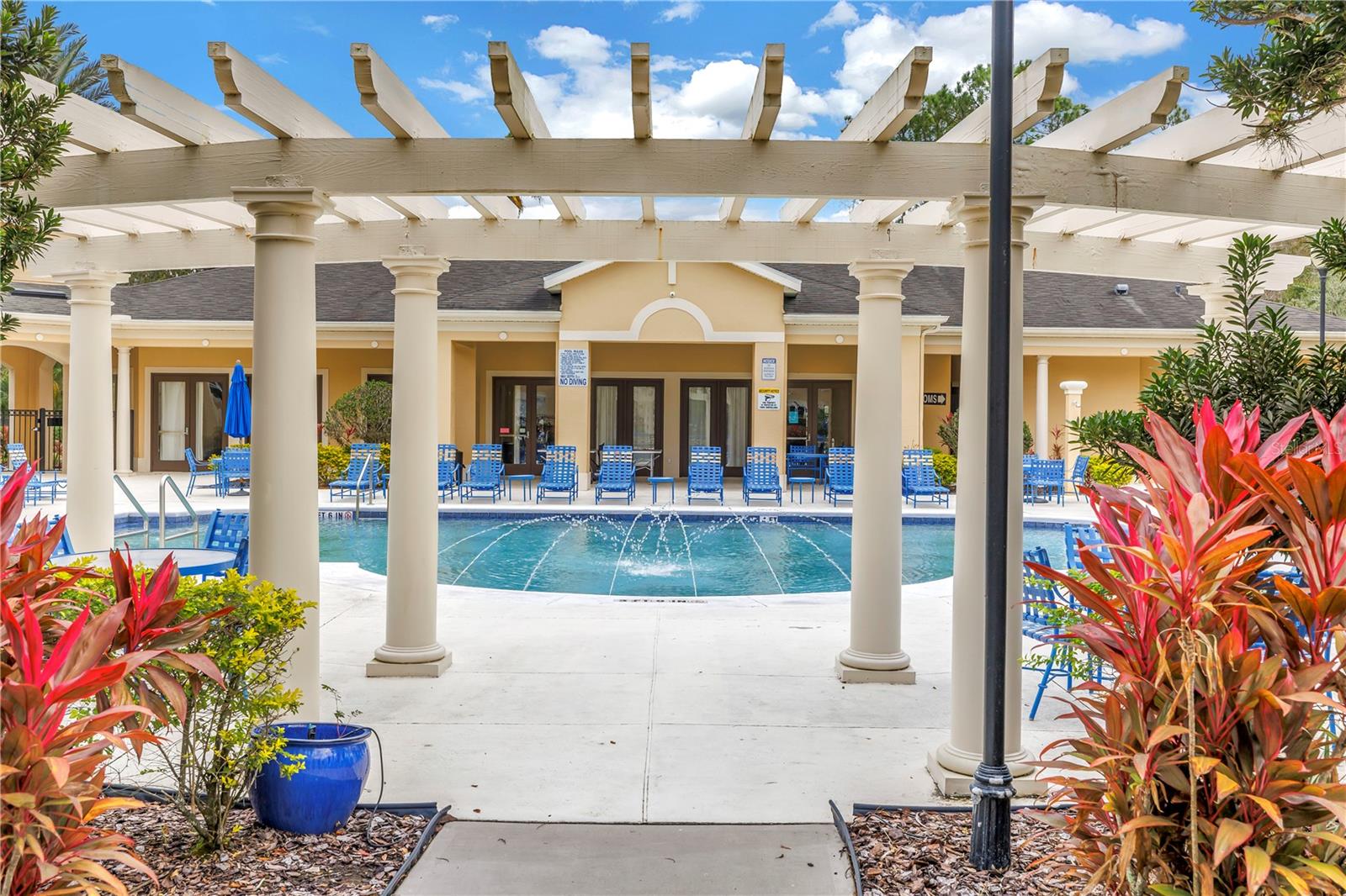 ENTRANCE TO POOL AREA