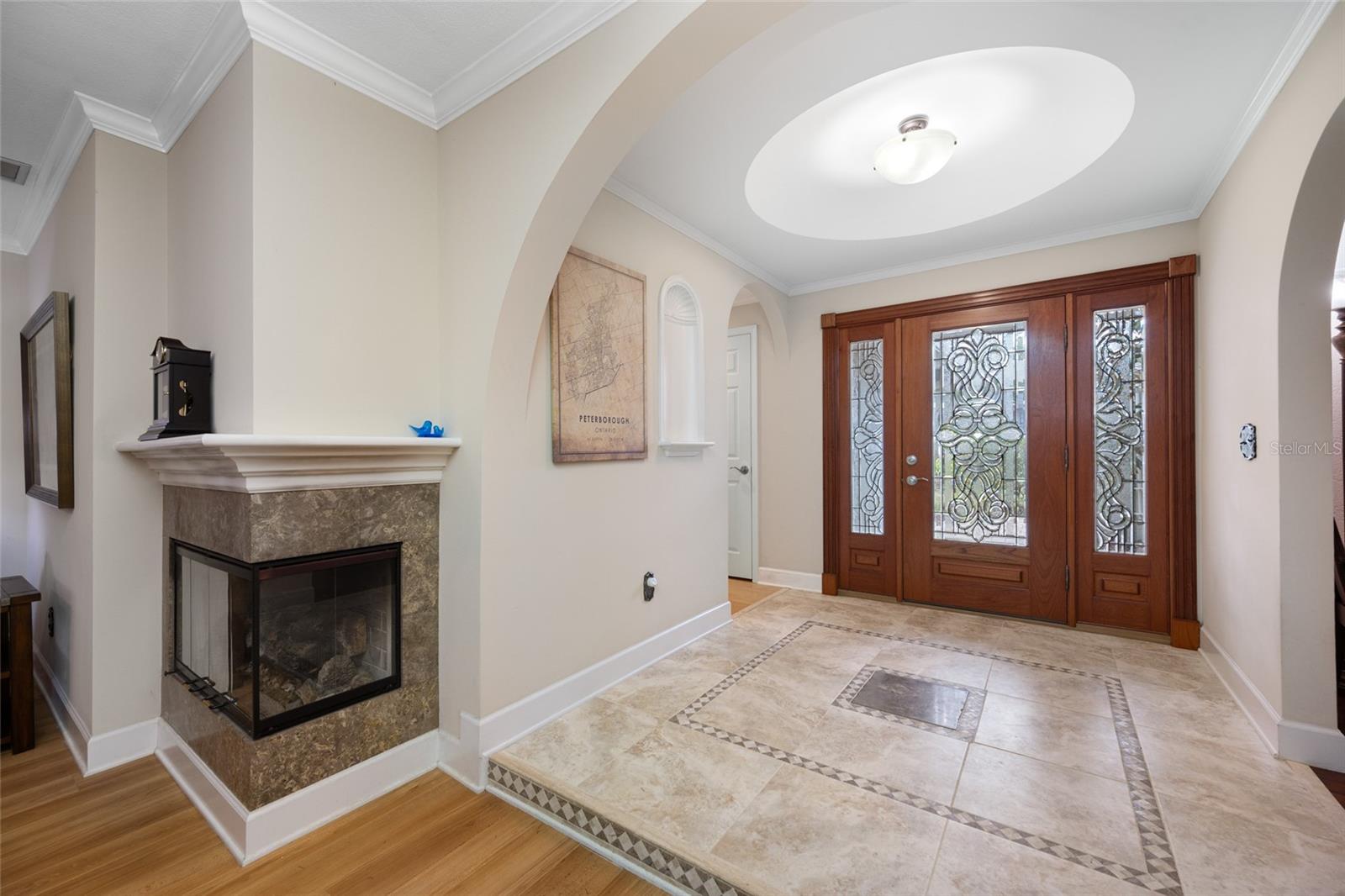 Foyer leading into Living Room