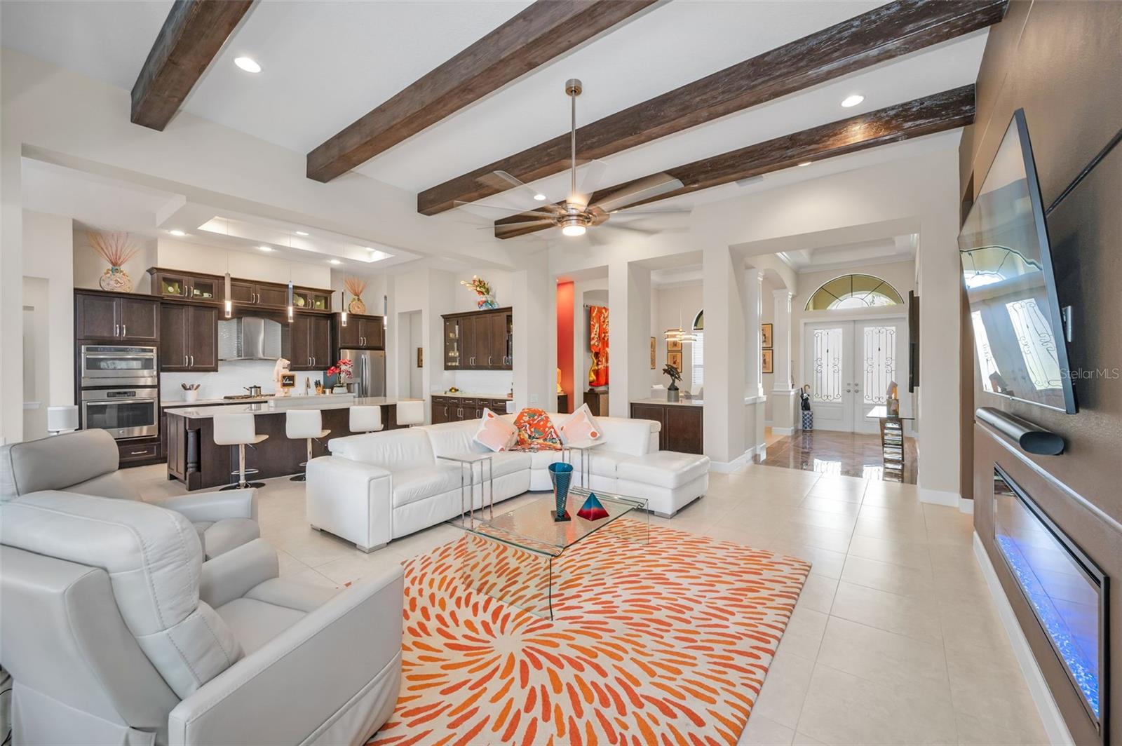 Great room and kitchen views