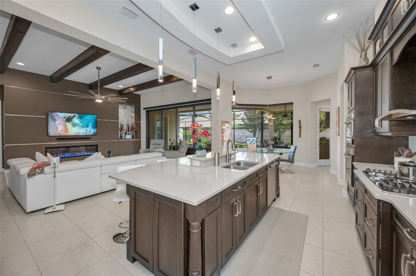 Kitchen and great room