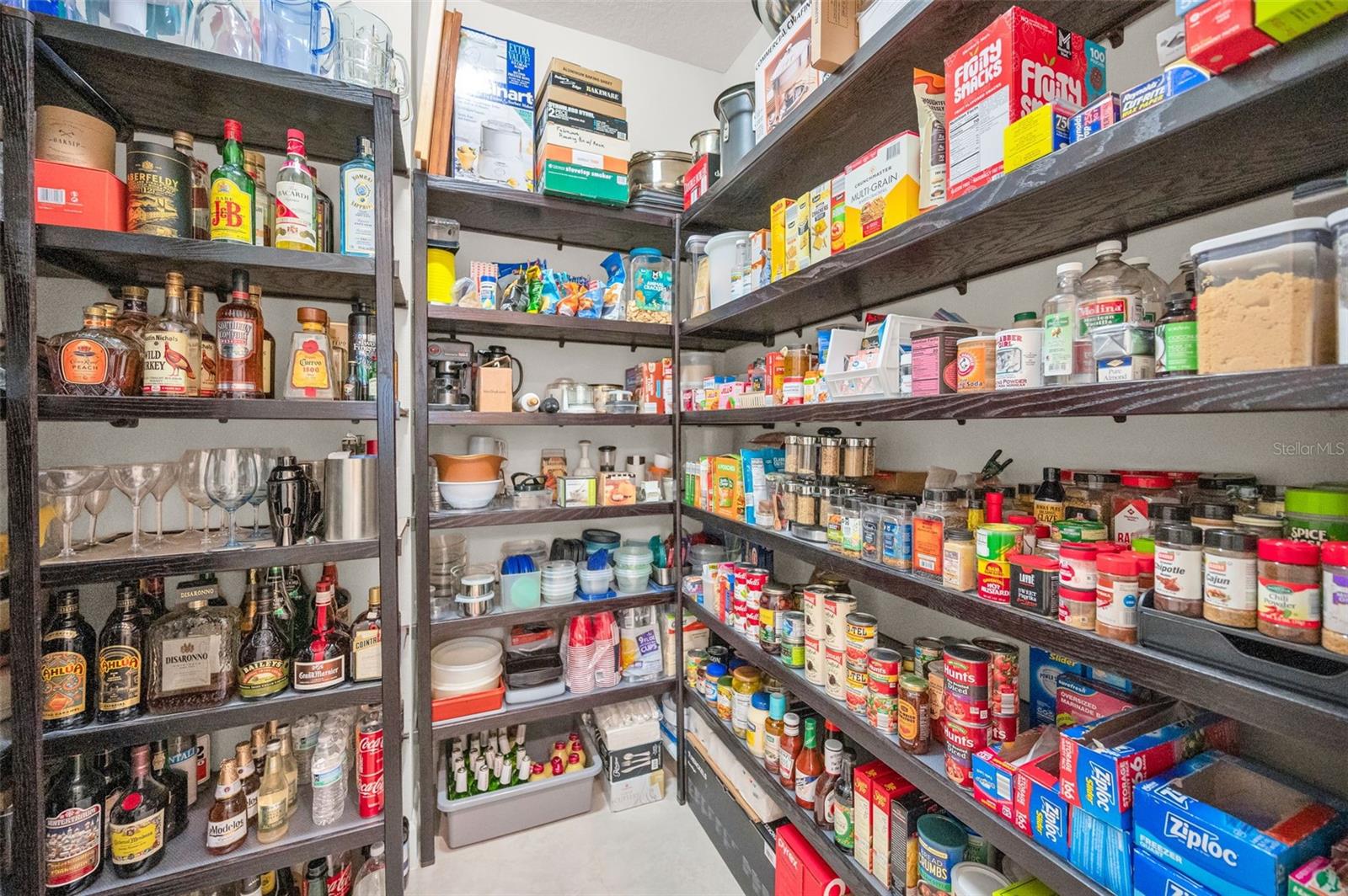 Very large walk-in pantry with storage