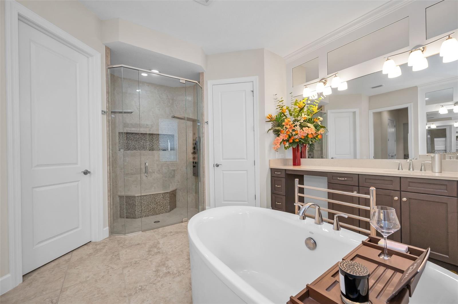 Tub and shower views