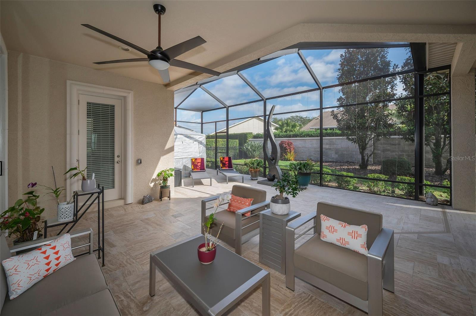 Covered sitting area