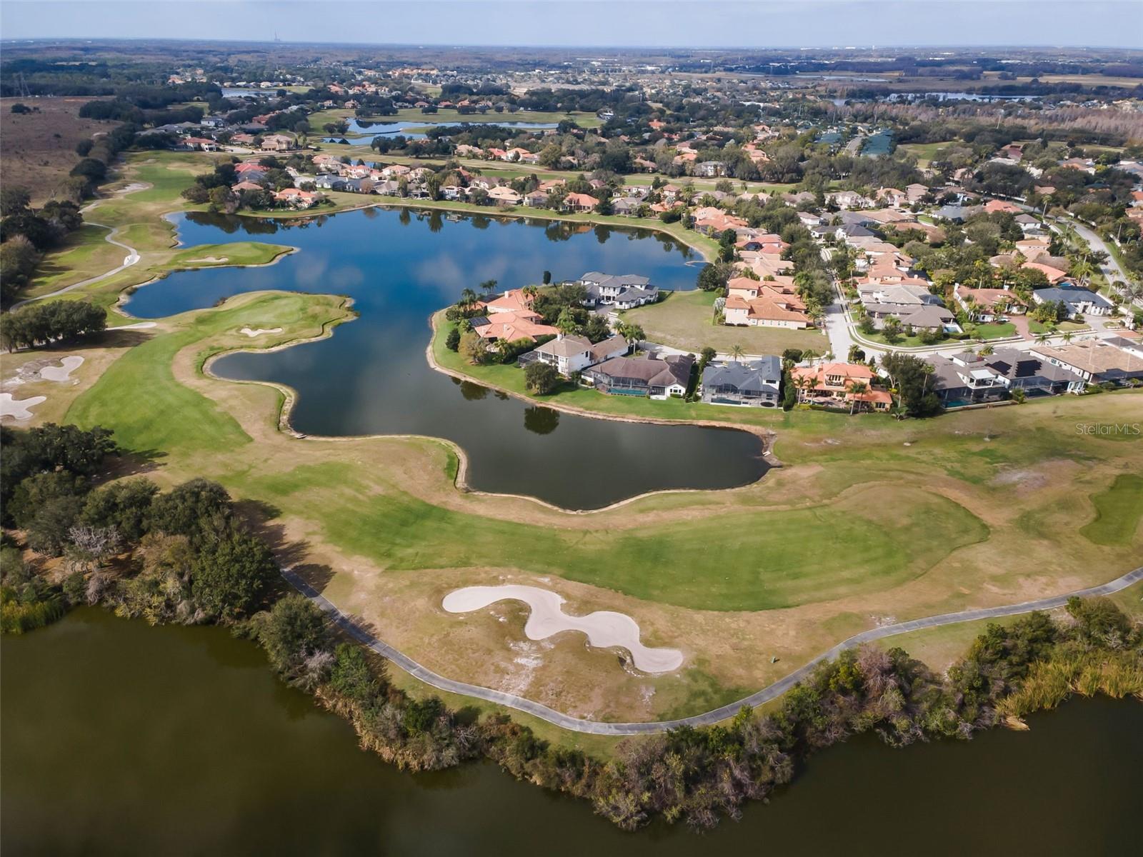 Neighborhood aerial view