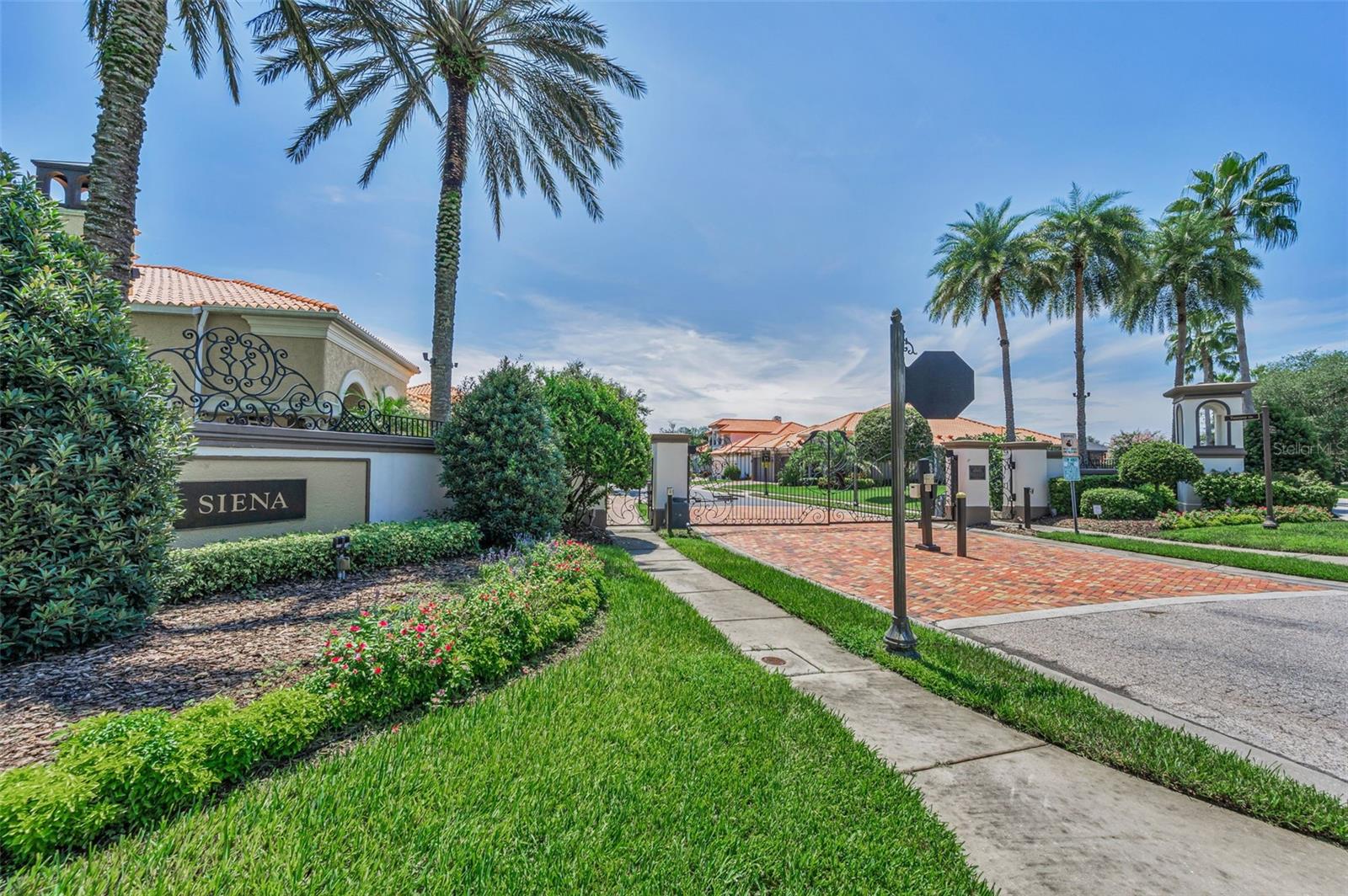 Siena gated entrance