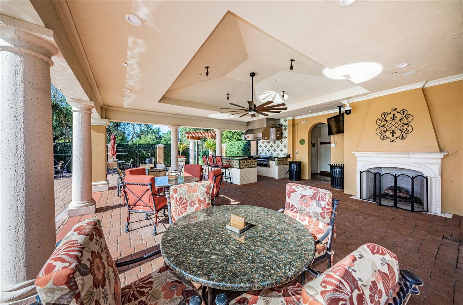 Champions Club outdoor patio