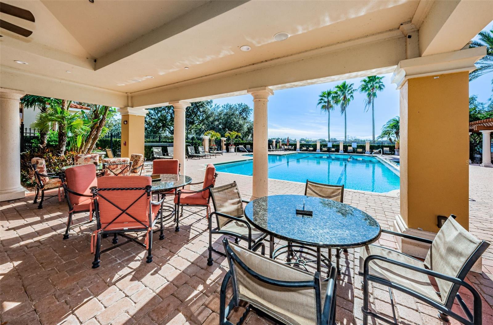 Champions Club outdoor patio