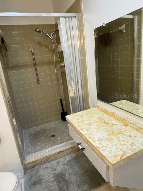 Primary bathroom makeup vanity