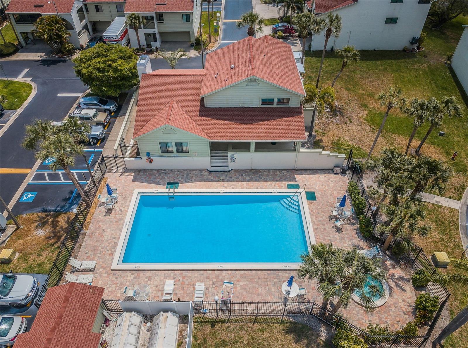 2353 HANOVER DRIVE IS ACROSS FROM THE POOL