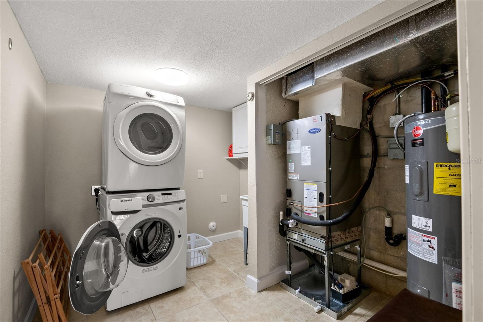 Laundry room off great room