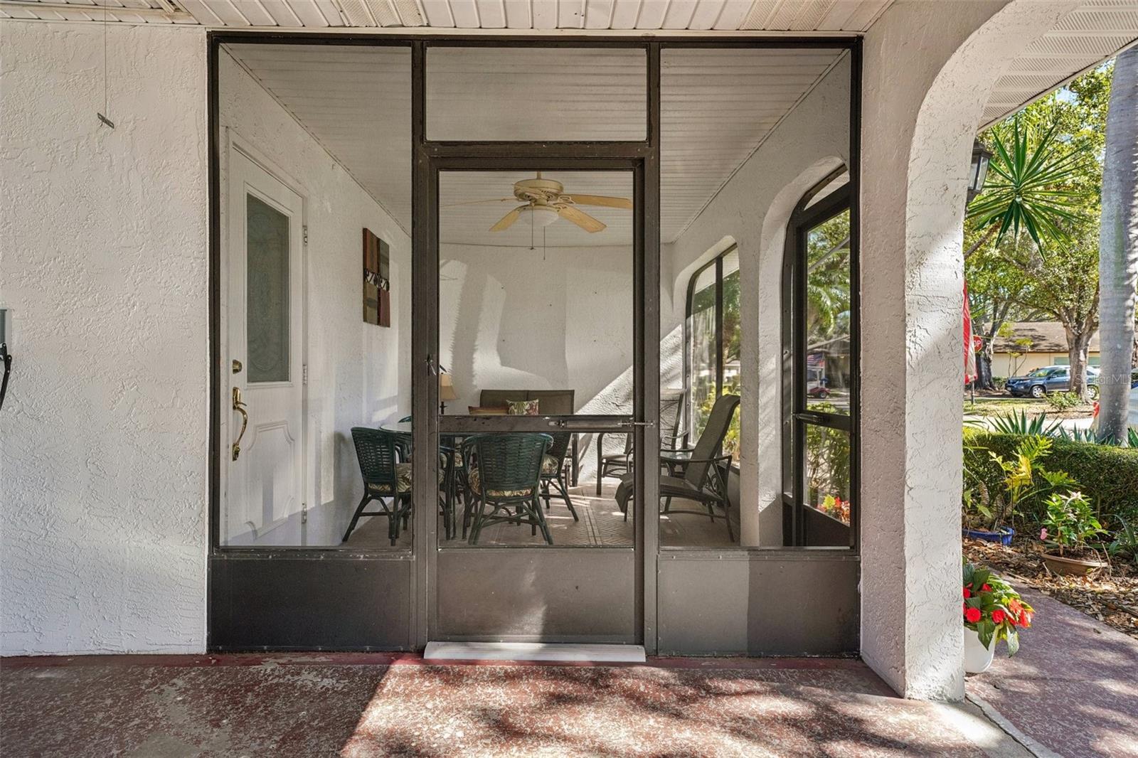 Front entrance/patio