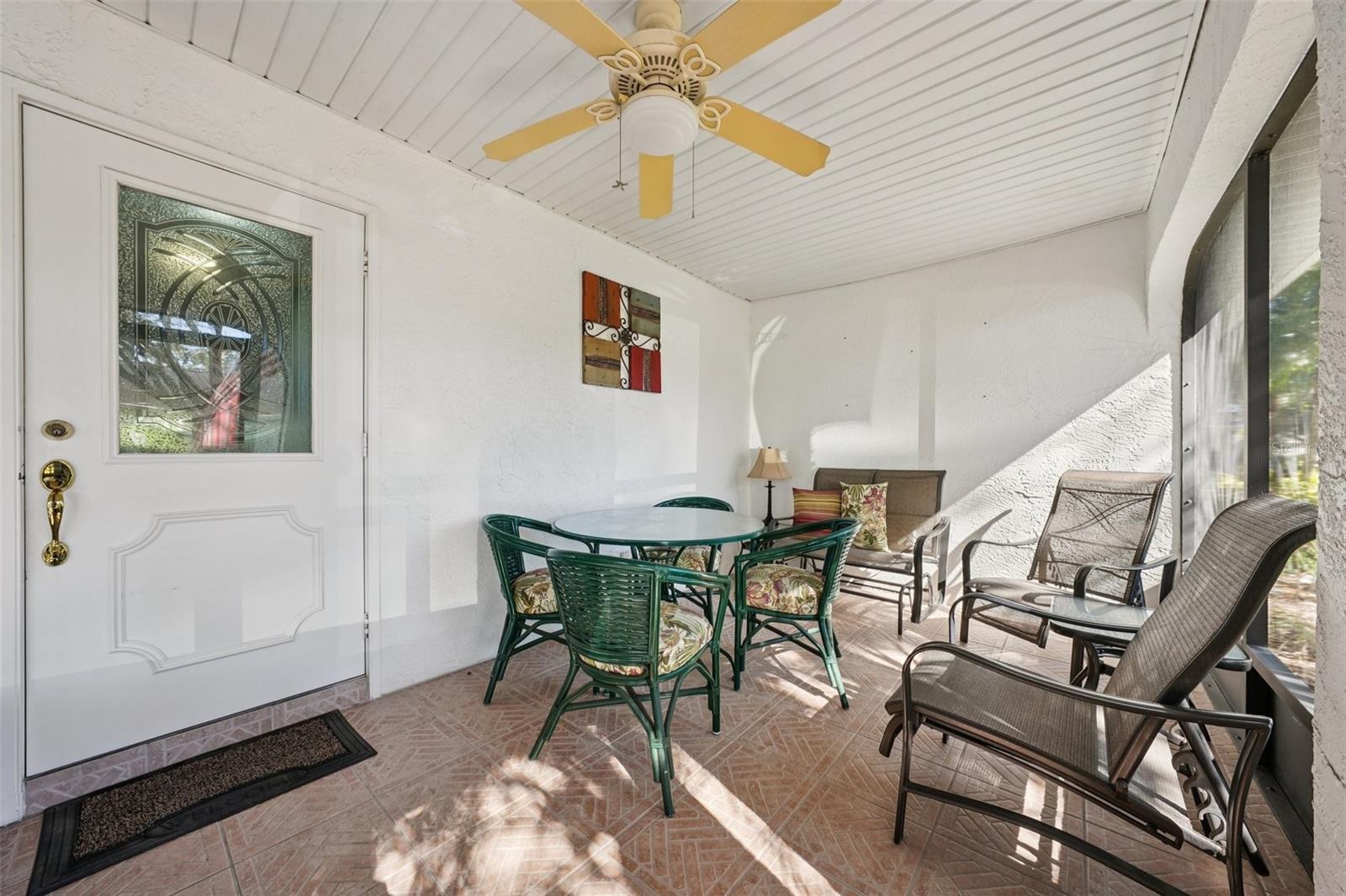 Front entrance/patio