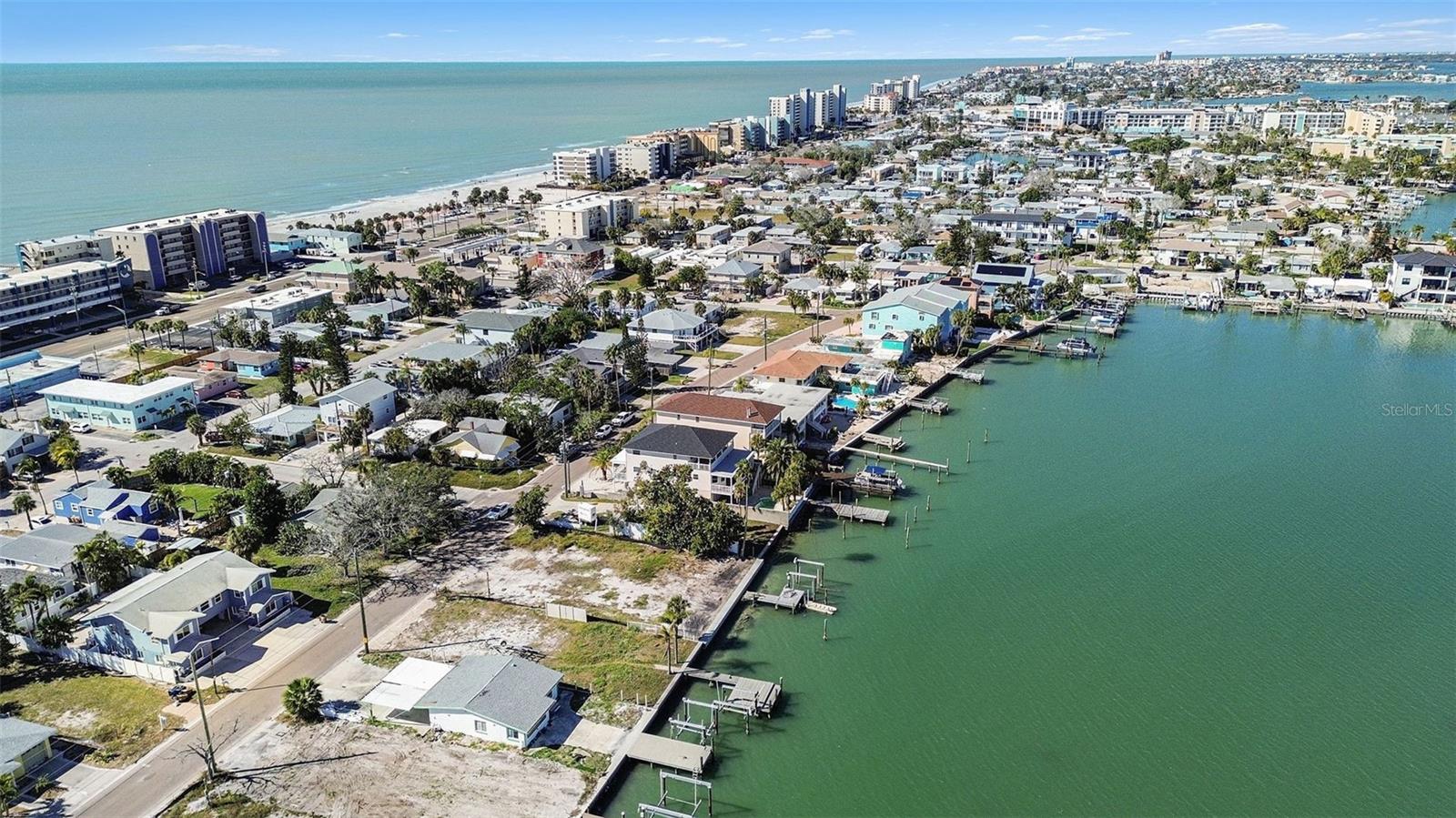Aerial View- Blocks from the ocean!