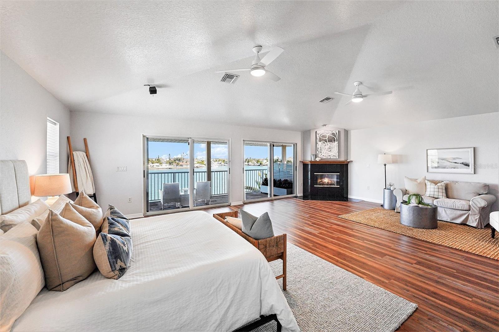 Upper Level Primary Suite-Private Balcony