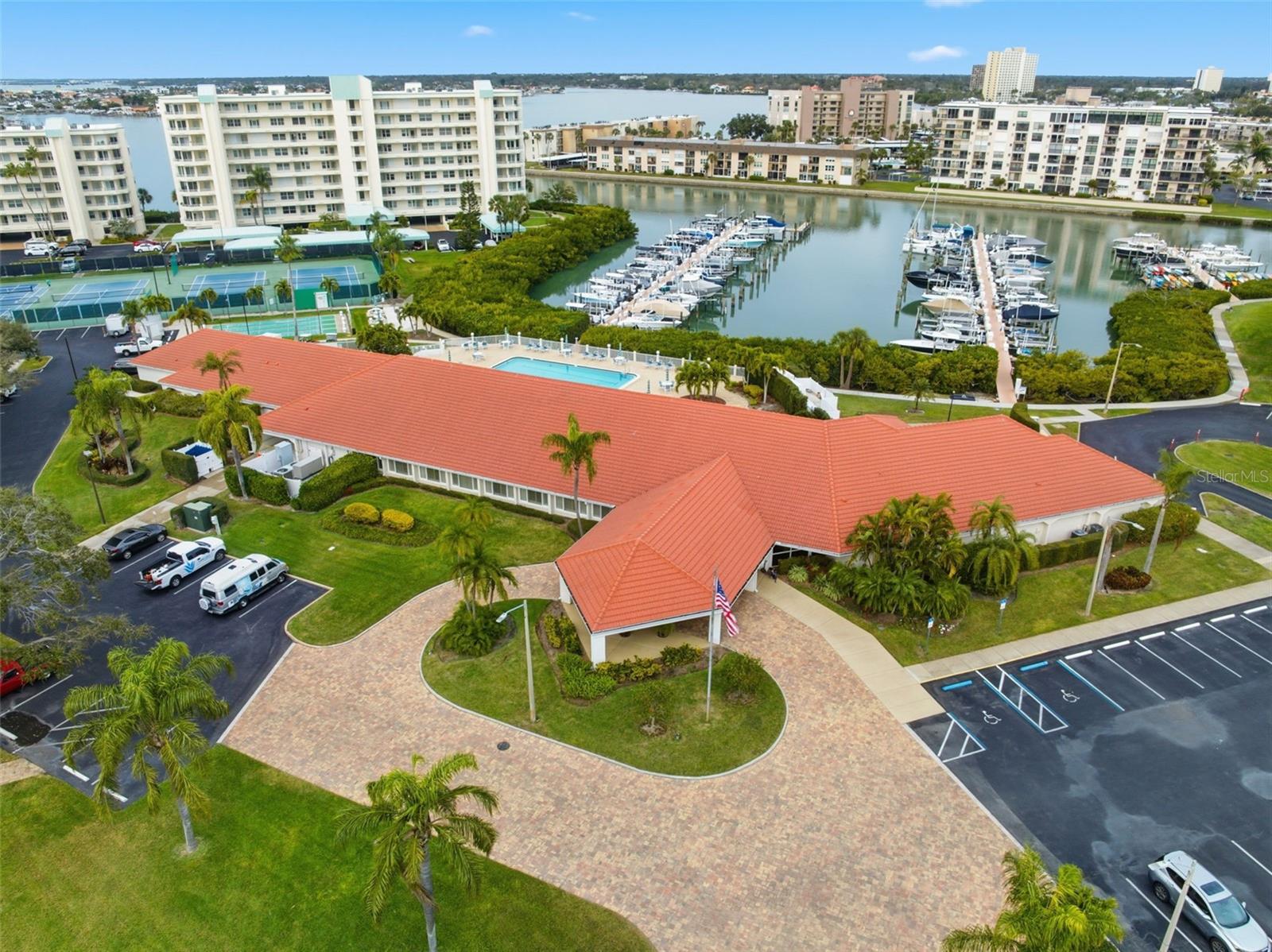 Clubhouse, Marina and Main Pool