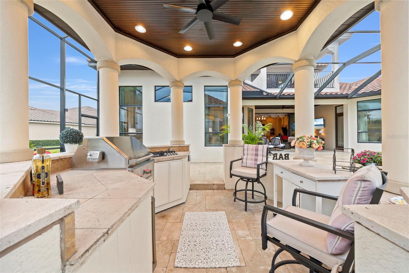 Outdoor kitchen with 2025 grill