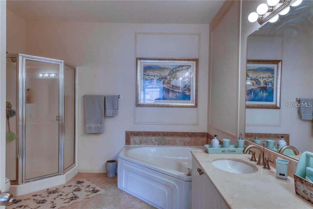Primary Bathroom Walk in Shower/Garden Tub