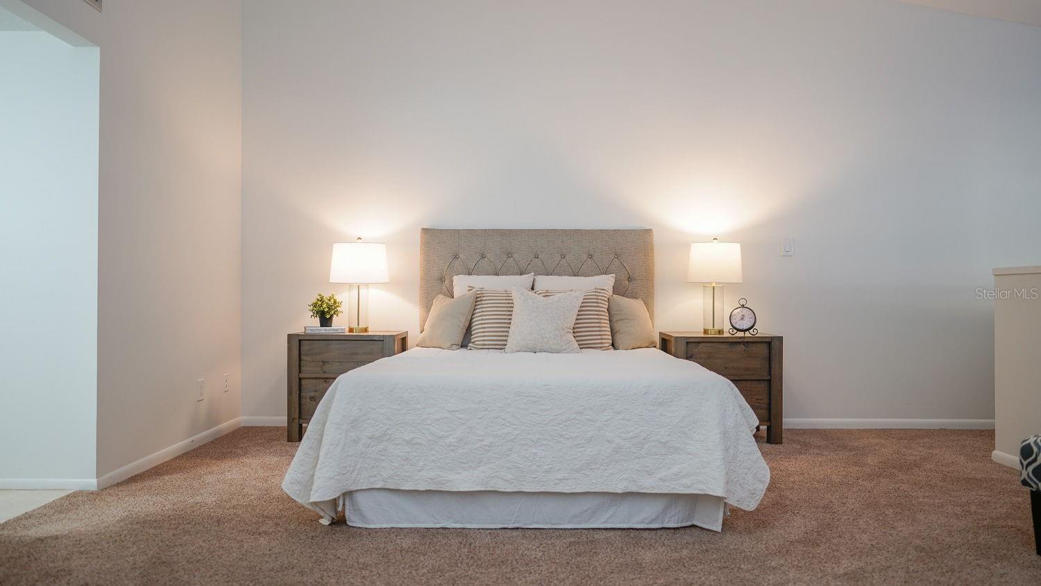 Primary Bedroom with en-suite bathroom and walk in closet