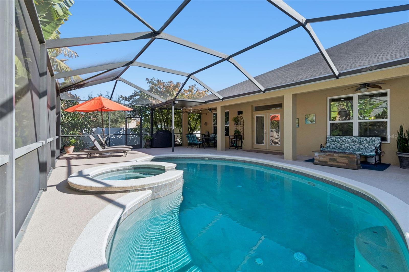 Welcome to your outdoor oasis! Heated pool and spa