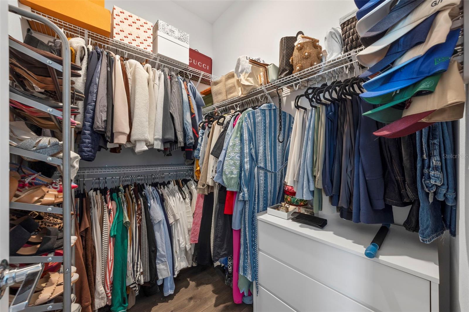 Huge walk in closet!