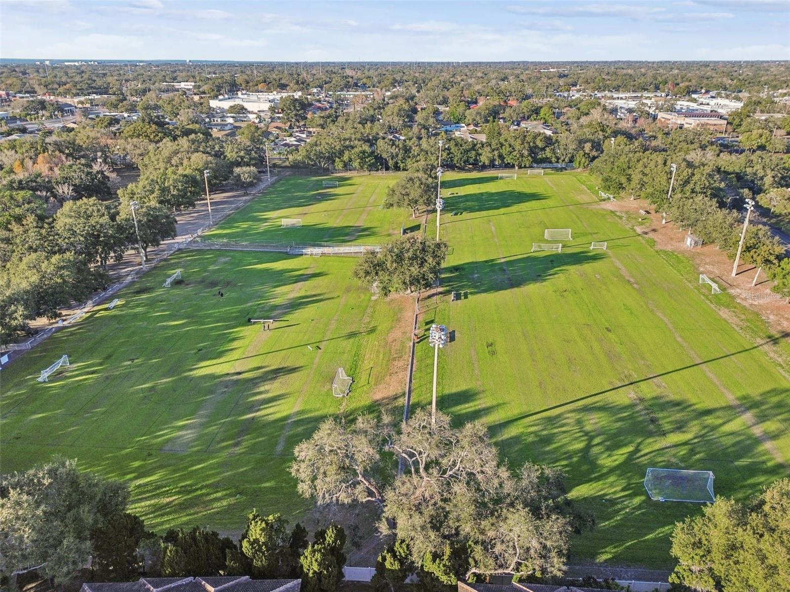 Soccer Fields Walking distance