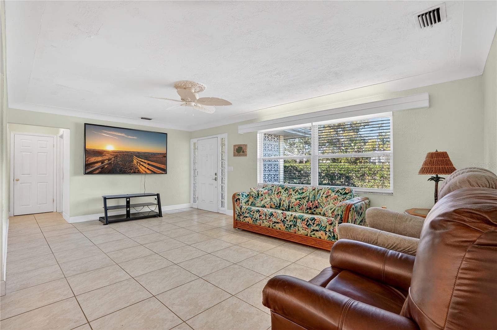 Front Door and Bright Window