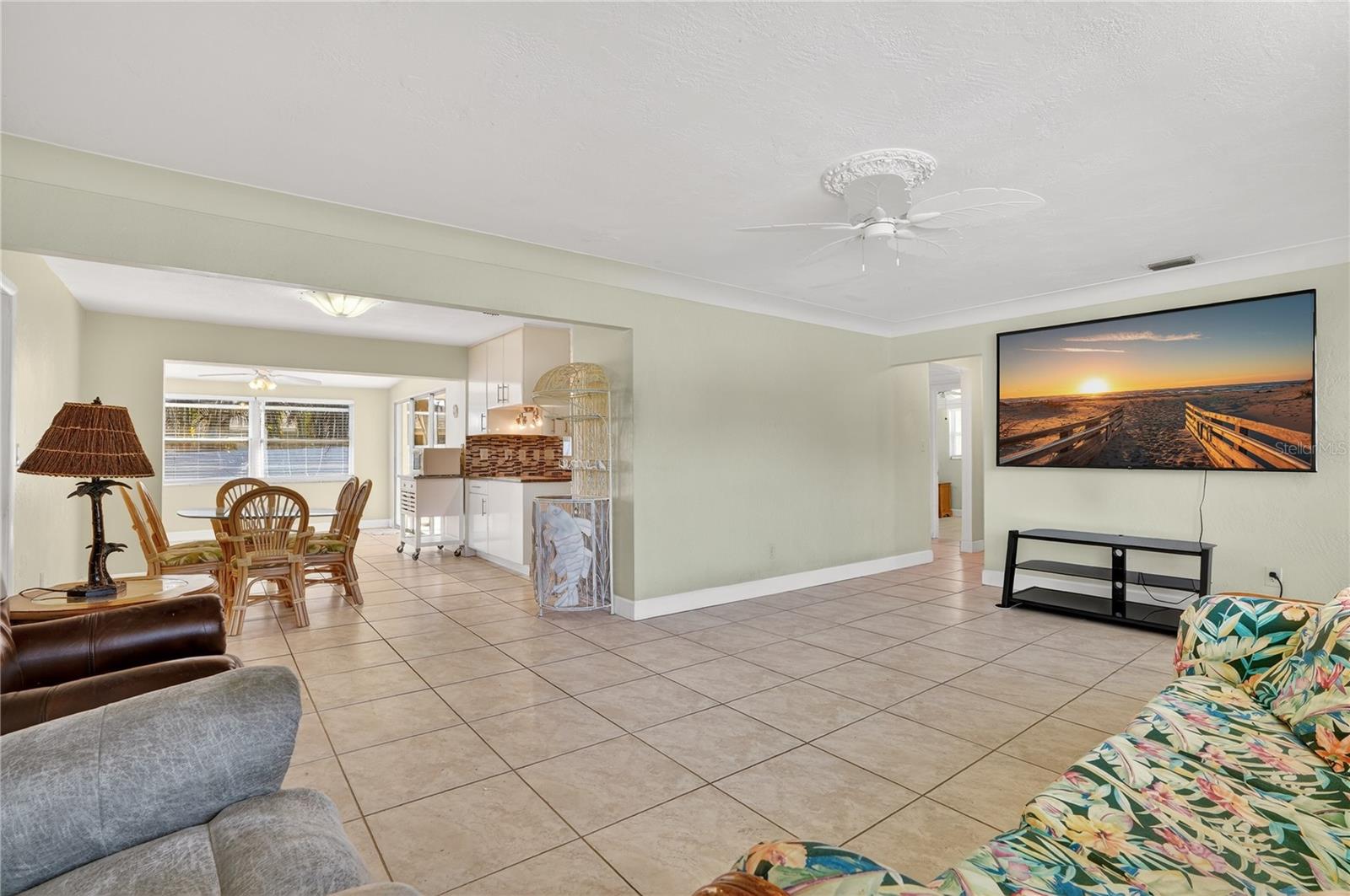 Livingroom view to Dining Room