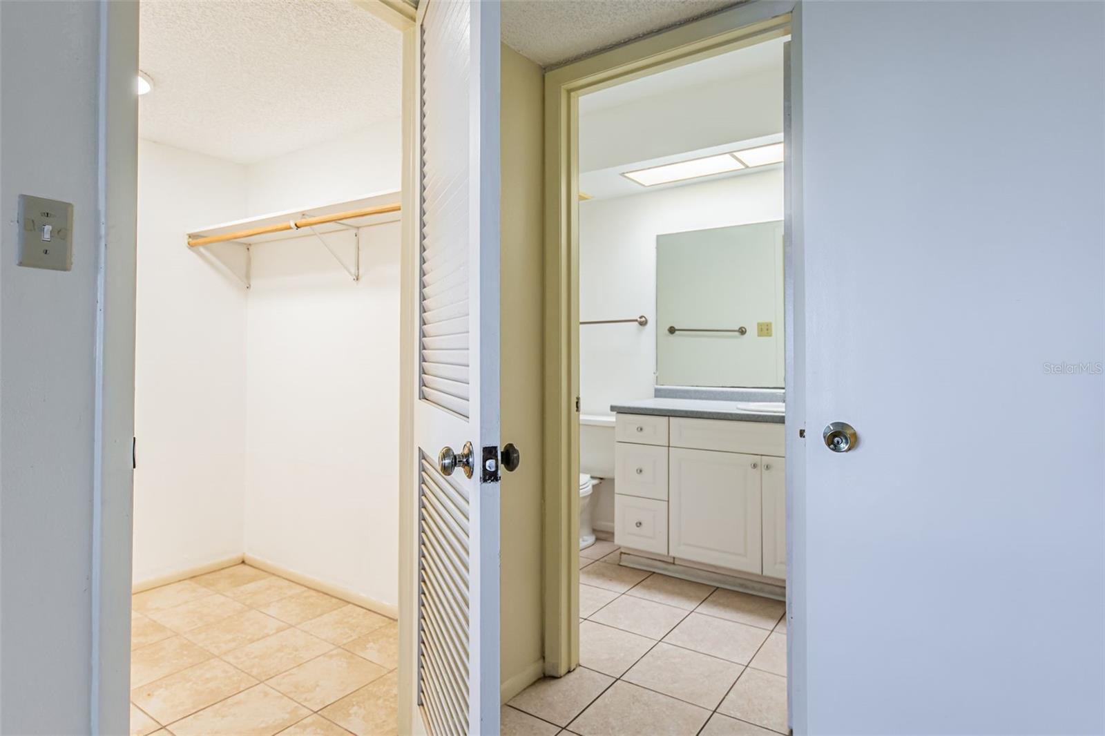 Primary Bathroom & Walk-in Closet