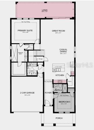 Additional Highlights include: tray ceiling package, 5th bedroom, 4th bathroom with shower, pocket sliding glass door, gourmet kitchen, 8' interior doors, covered extended lanai and outdoor kitchen rough-in.