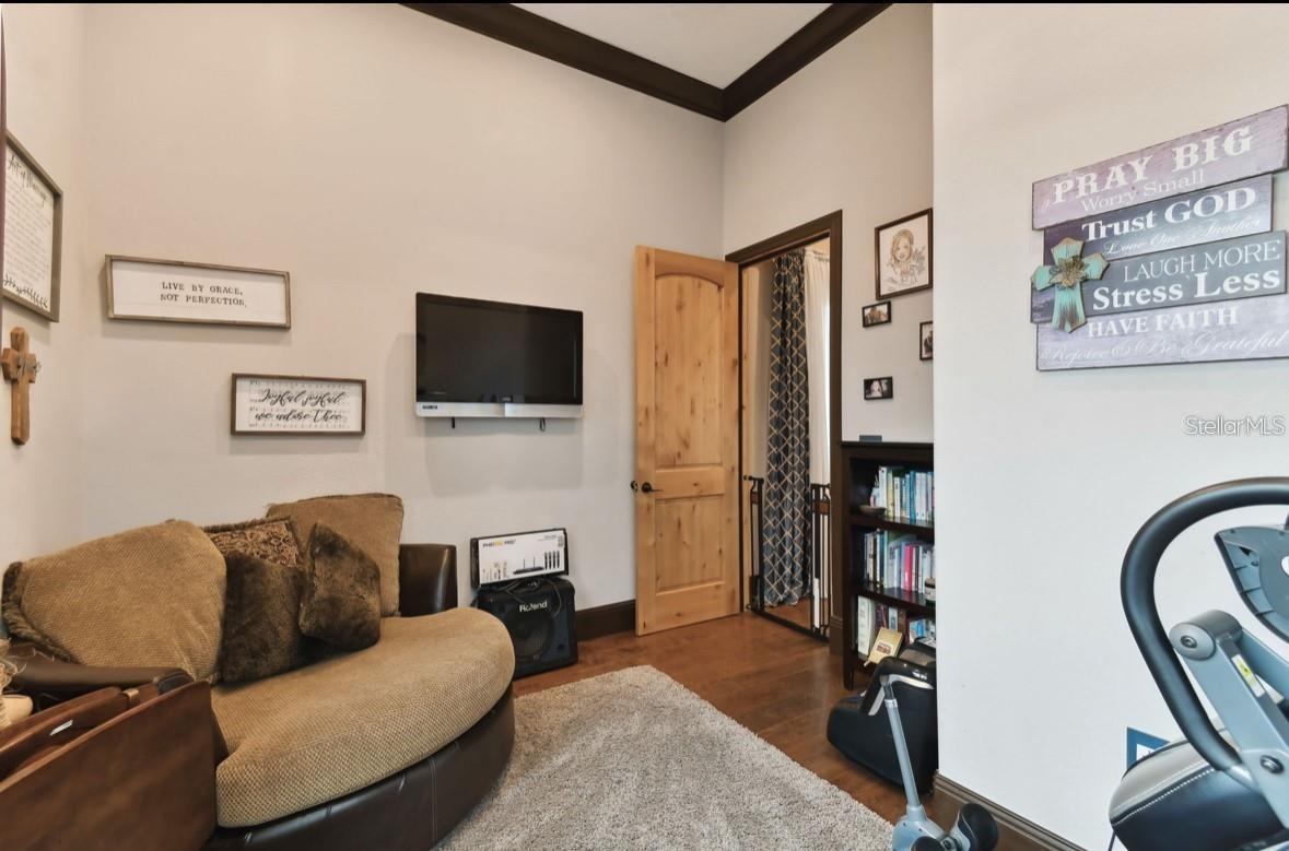 bonus space behind family room