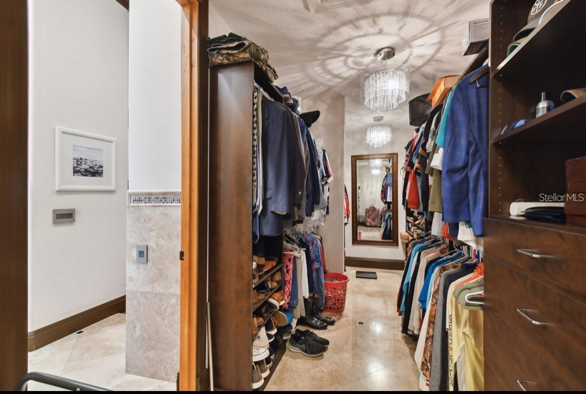 primary walk-in closet