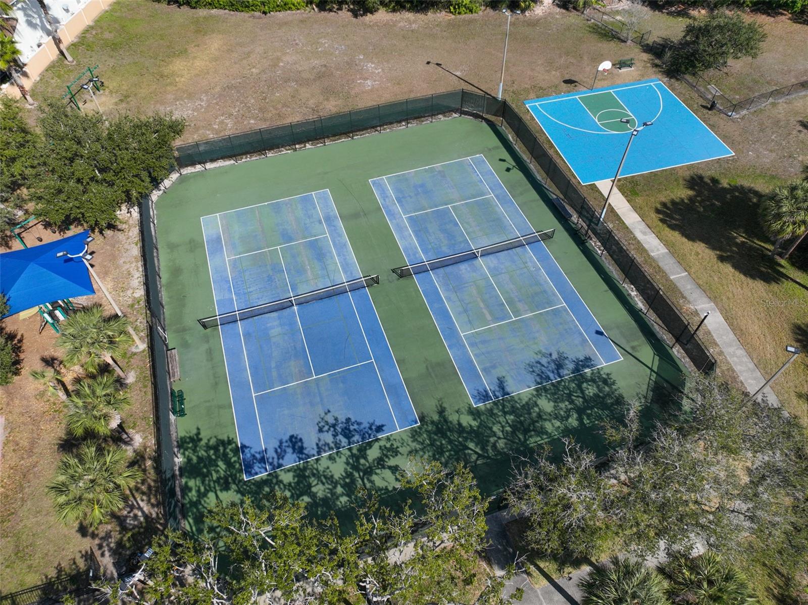 Tennis and/or pickle ball courts