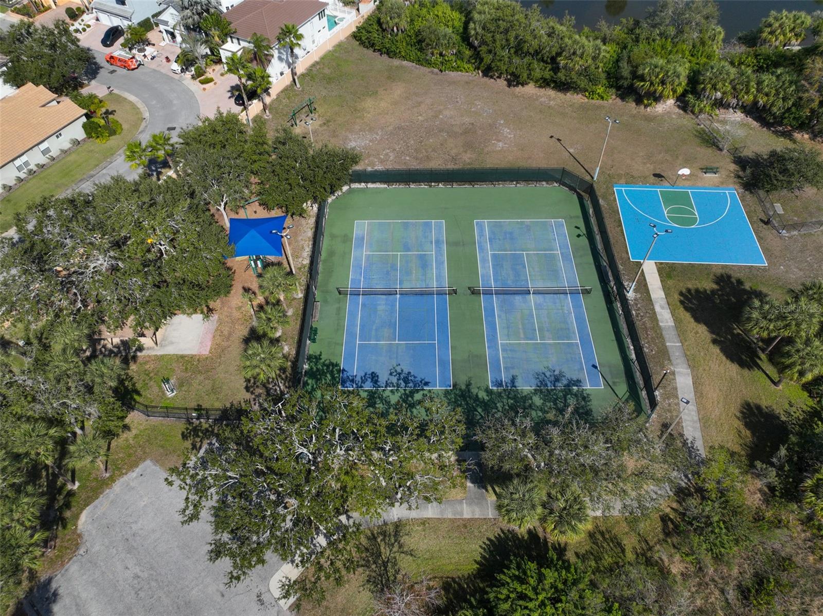 Tennis and/or pickle ball courts