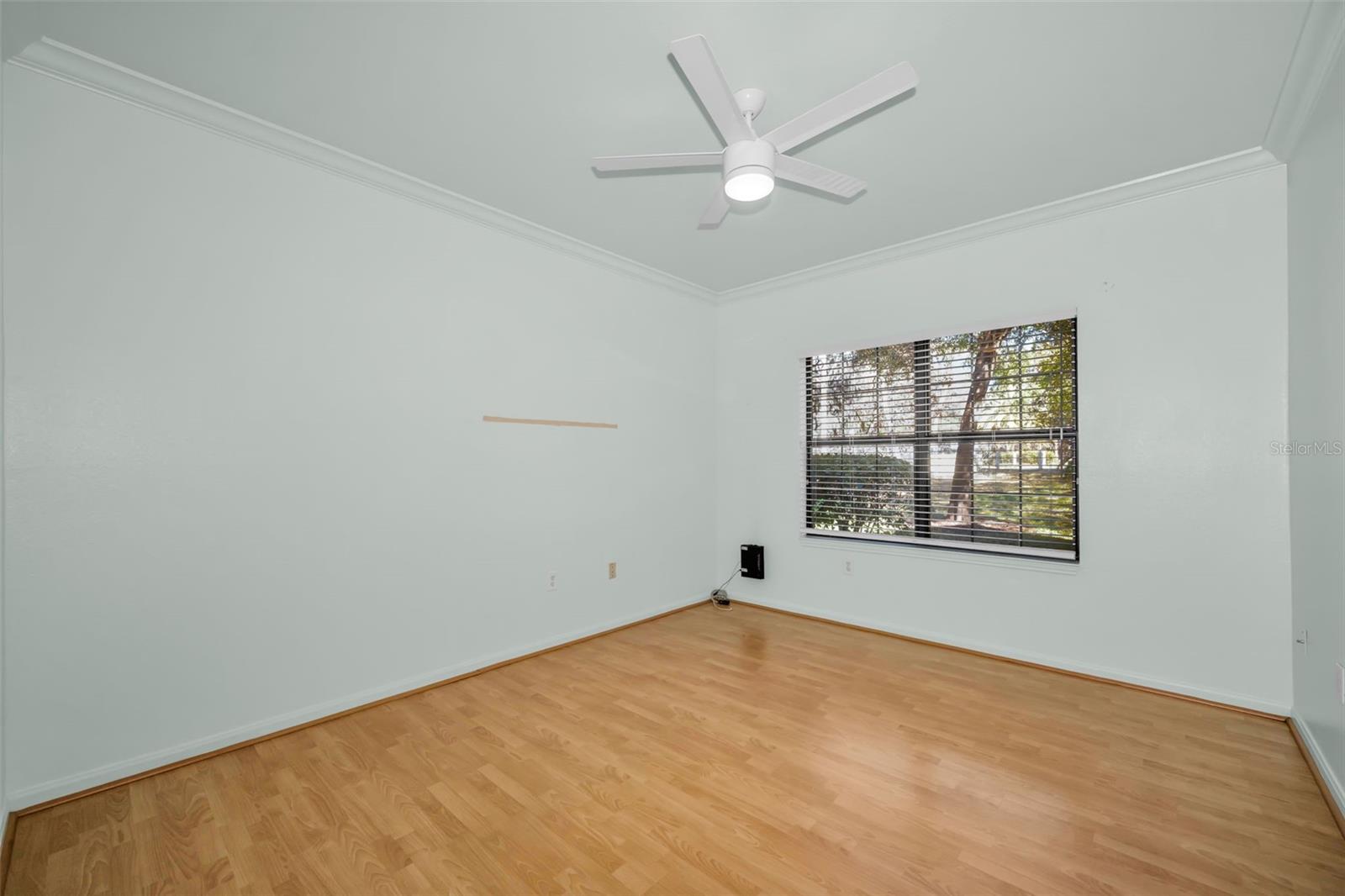 LUXURY VINYL PLANK FLOORING AND CROWN MOLDING THOUGHOUT CONDO