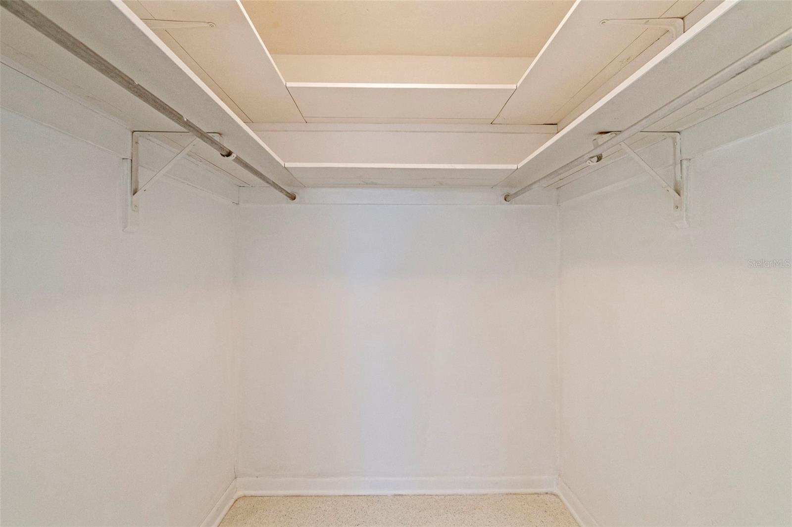 Primary walk-in closet