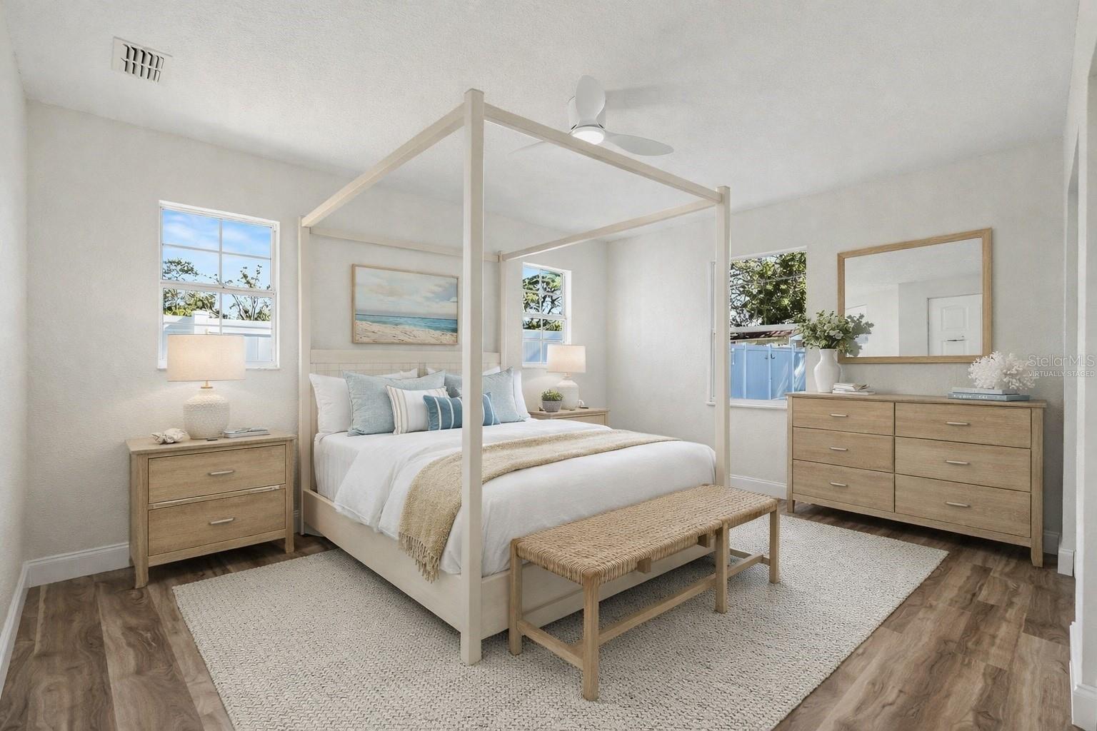 VIRTUALLY STAGED SECOND BEDROOM